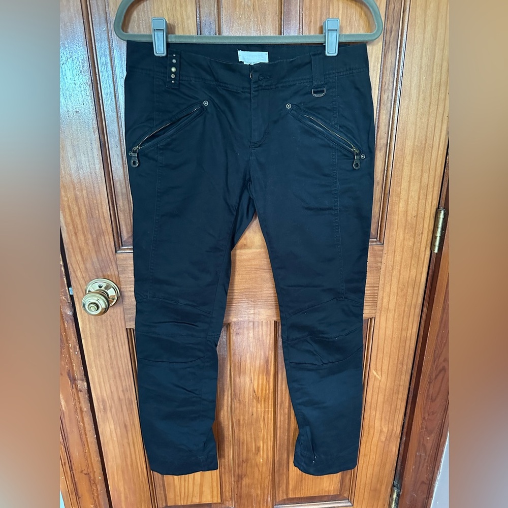 Diesel Black Edgy Pants in Size 28P